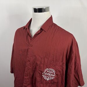 Drew Estate 2XL Cigars International CigarFest Shirt Short Sleeve Rust Red